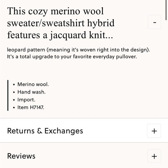 J. Crew Merino wool crewneck sweatshirt in leopard - Picture 3 of 5